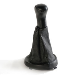 Ручка КПП+пыльн.+рамка пласт. CHEVROLET NIVA РАМКА МАЛАЯ натур.кожа (Чёрный)