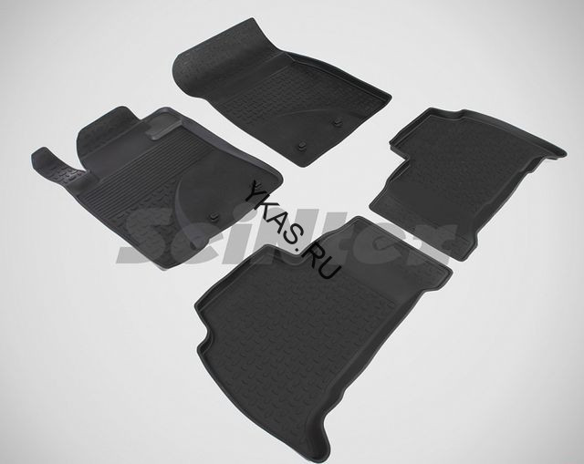 Коврики резиновые   Toyota L/C 200 с 2007г.-  БОРТ