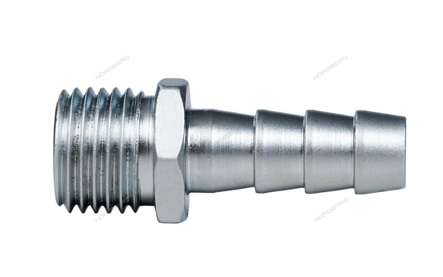 Переходник NORDBERG NPS08 (M1/4" - елочка Ø 8 мм)