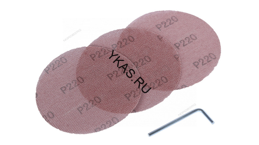 Эксцентриковая шлифмашина NORDBERG NE452 (ход 2,5 мм, диск 150 мм, 4000-10000 об/мин)