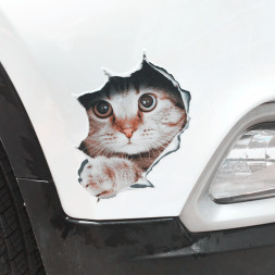 Наклейка "Котенок"  13х18см