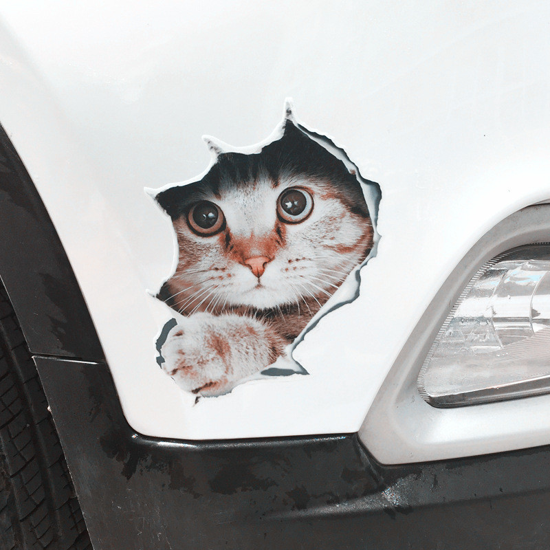 Наклейка "Котенок"  13х18см