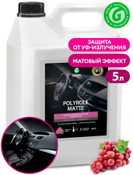 GRASS Полироль-очиститель пластика матовый "Polyrole Matte" виноград (канистра 5 кг)