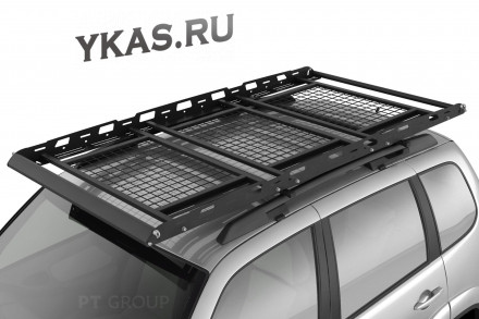 Багажник-корзина трехсекционная универсальная с основанием-решетка (ППК) 2100х1100мм под попереч предзаказ