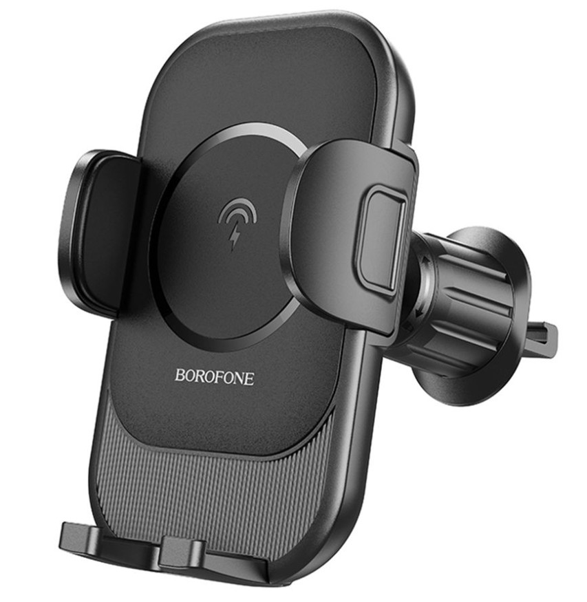 Держатель телефона  Borofone раздвижной с беспроводной зарядкой 15w BH204