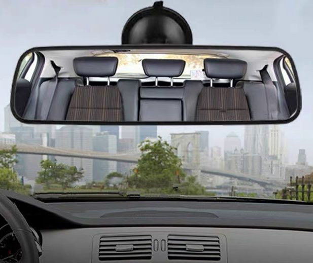 Зеркало внутр  панорама на присоске большое 270*70мм