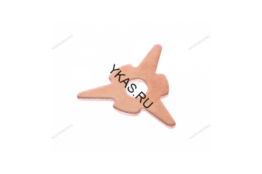 Шайбы треугольные омеднённые для споттера (100 шт.)