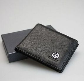 Кошелек с маркой авто (10,5*8*1,2см)  RENAULT  черный