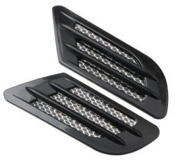 Накладки на кузов (муляжи воздухозаборника) "Carlife", черный (2 шт)