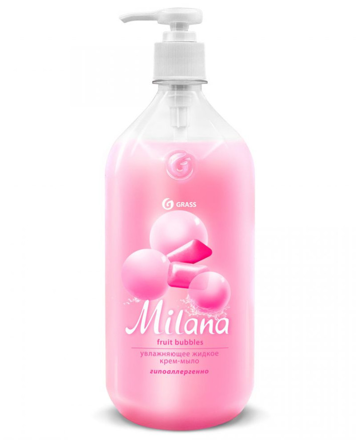 GRASS  Мыло жидкое  1л.  Фруктовые пузыри