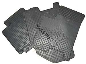 Коврики резиновые   Skoda Praktik (передние)  с 2008г.
