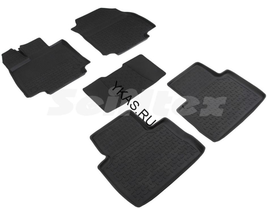 Коврики резиновые   Toyota RAV-4 АКПП с 2019г.-  БОРТ