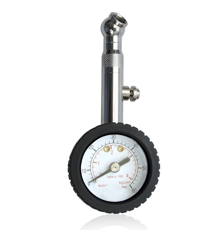 Манометр металлич  Carlife 6см (до 7.5 атм)