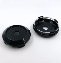 Заглушка (колпачок) на литой диск D64, наружн. d=64мм, внутр d=60мм. черный