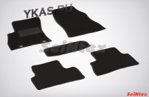 Коврики текстильн. Nissan Juke с 2011г-  /компл.5шт./осн.резин./ LUX