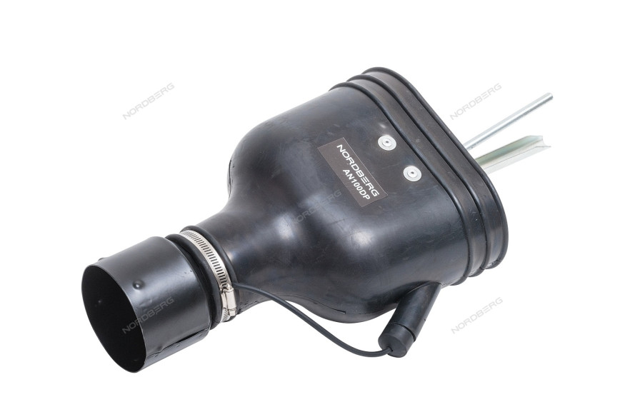 Насадка резиновая овальная с внутренней фиксацией на шланг NORDBERG AN100DP (D=100 мм) 