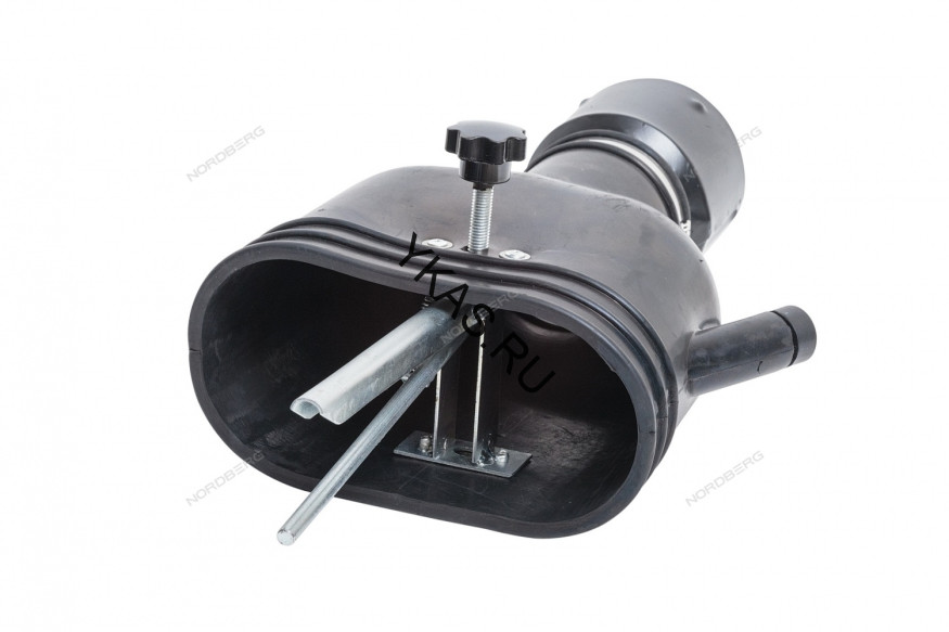 Насадка резиновая овальная с внутренней фиксацией на шланг NORDBERG AN100DP (D=100 мм) 