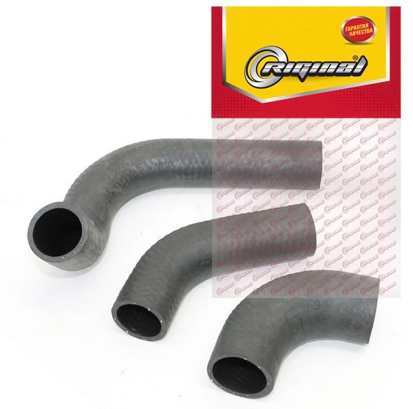 RG Патрубки радиатора Г-3302-3221 дв.4026 , УМЗ-4215 рестайлинг (кт.3 шт.) "Riginal"