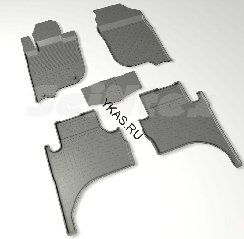 Коврики резиновые   Mitsubishi  L200 с 2015г.-  БОРТ