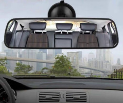 Зеркало внутр панорама на присоске среднее 240*60мм