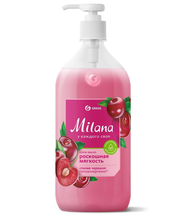 GRASS  Мыло жидкое  1л.  Черешня