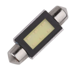 SOLAR Свет-од 12V T11x31 COB C5W SV8.5 белый