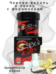 Осв.возд. Соntact банка SEX KILLER "Черная ваниль и ликер с феромонами" гель 80мл.