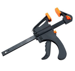 Струбцина 6" черно-оранжевая 150мм