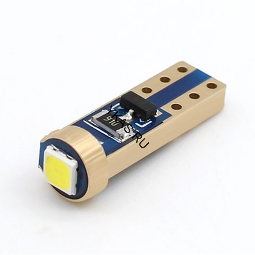 SOLAR  Свет-од  12V  T5 1 SMD 3030  W2.x4.6d зеленый (цена за 1шт)