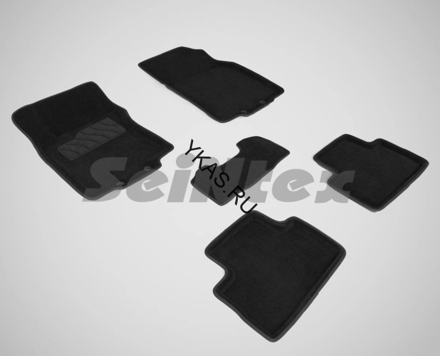 Коврики  Nissan Qashqai (российская сборка) с 2016г-  /компл.5шт./осн.резин./ LUX