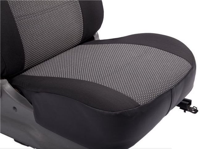 Авточехлы   Mitsubishi  Outlander XL c  2006-2010г.  (жаккард+экокожа)