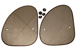 Шторки на присосках TH-207S на бок косая 650х380см