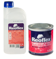 Грунт Reoflex 2K Washprimer CF 1+1 фосфатирующий,  0,8 л. + отвердит кислотный 0,8л. (антикор)