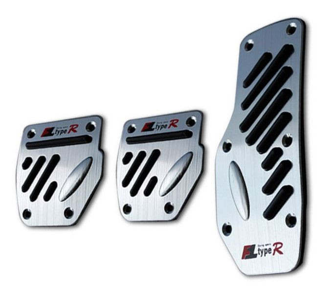 Накладки на педали 3 педали  Type-R  черный