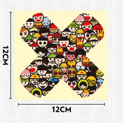 Наклейка "Лейкопластырь"   (12*12см)  №3