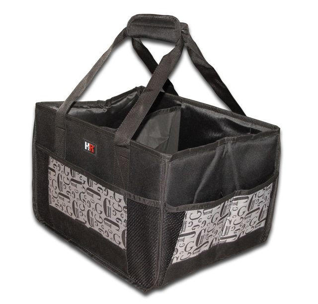 Органайзер в багажник универс. «BOX M» Черно-Серый YF-0867 (43x38x57)