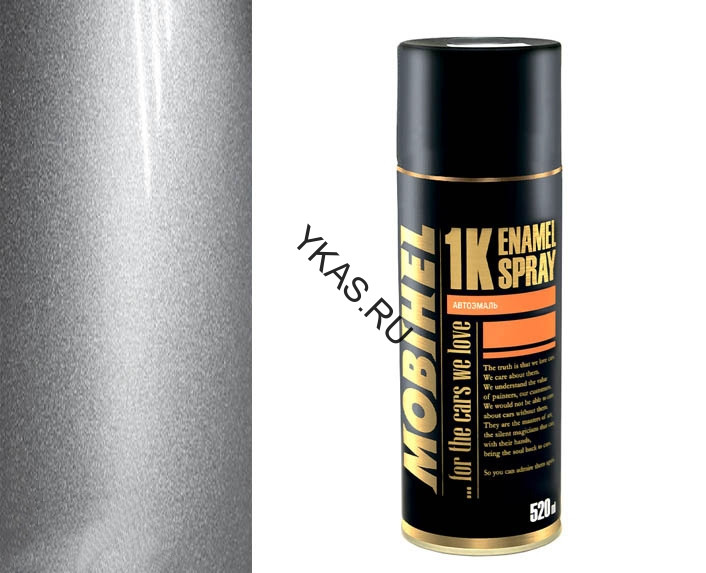 Mobihel  Эмаль базовая металлик Daewoo Polysilver (520мл)