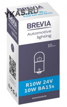 Автолампа BREVIA  24V  R10W  10W BA15s CP (упак.10шт)