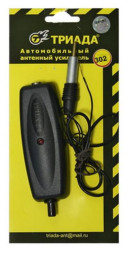 Автомоб.усилитель "Tриада-302"  16 дБ УКВ и FM c регулировкой коеф. усилен.