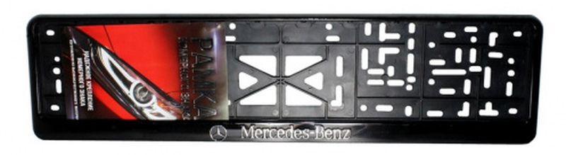 Рамка номера пластик  MERCEDES  (книжка)