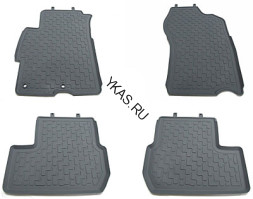 Коврики резиновые Mitsubishi LANCER X с 2007г. (4шт/комп) беж.