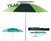 Holiday Зонт складной универсальный двухслойный (2 м) Зеленый