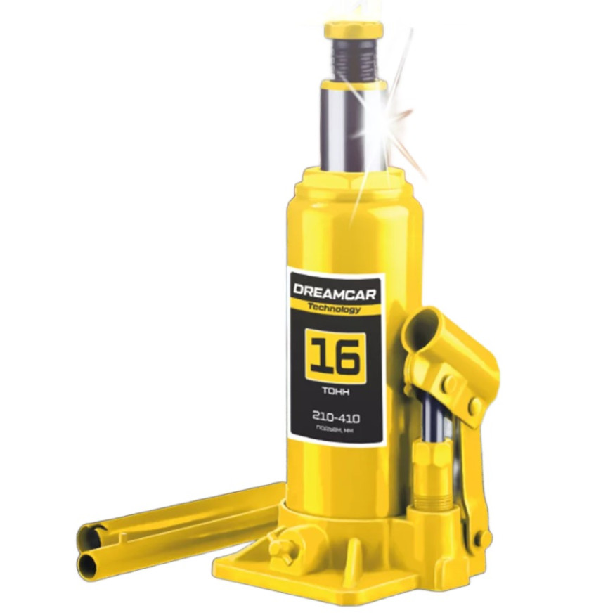Домкрат гидравл. телескоп 16т. в КАРТОН.уп.  подьём 210- 410мм   "DC"