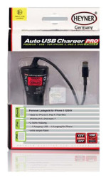 Зарядн.устр-во для телефона  lightning 12/24 B Heyner 511710