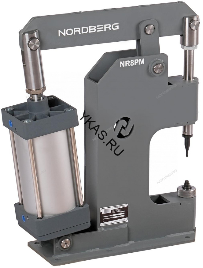 Пневматический станок NORDBERG NR8PM для заклепки тормозных колодок (цилиндр 160 мм)