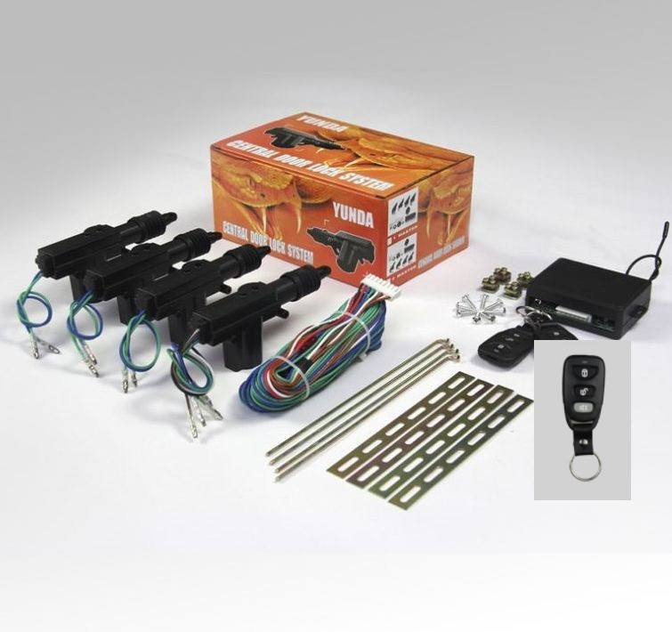 Комплект центральных замков YUNDA  с пультом