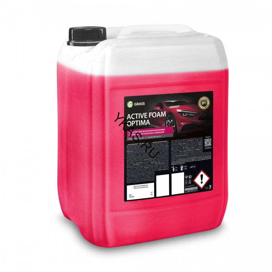 GRASS  Шампунь для Б/К мойки Active Self Optima 23кг  для моек самообслуживания,  (145-200 г/л)