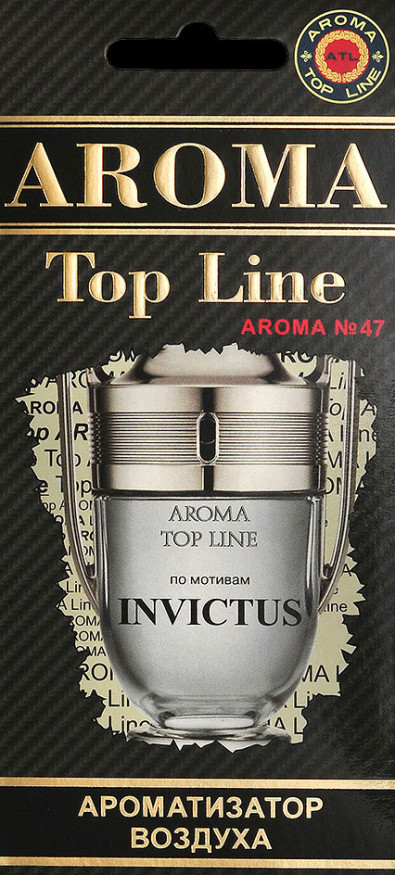 Осв.возд.  AROMA  Topline  Мужская линия  №47   Paco Rabanne INVICTUS