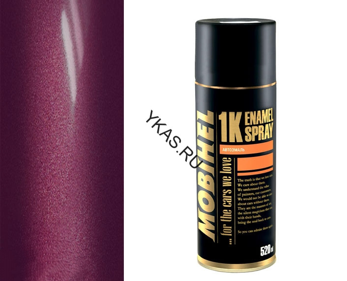 Mobihel  Эмаль базовая металлик Daewoo Spinel Red (520мл)