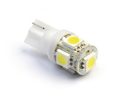SOLAR Свет-од 12V T10 5 SMD W5W W2.1x9.5d желтый